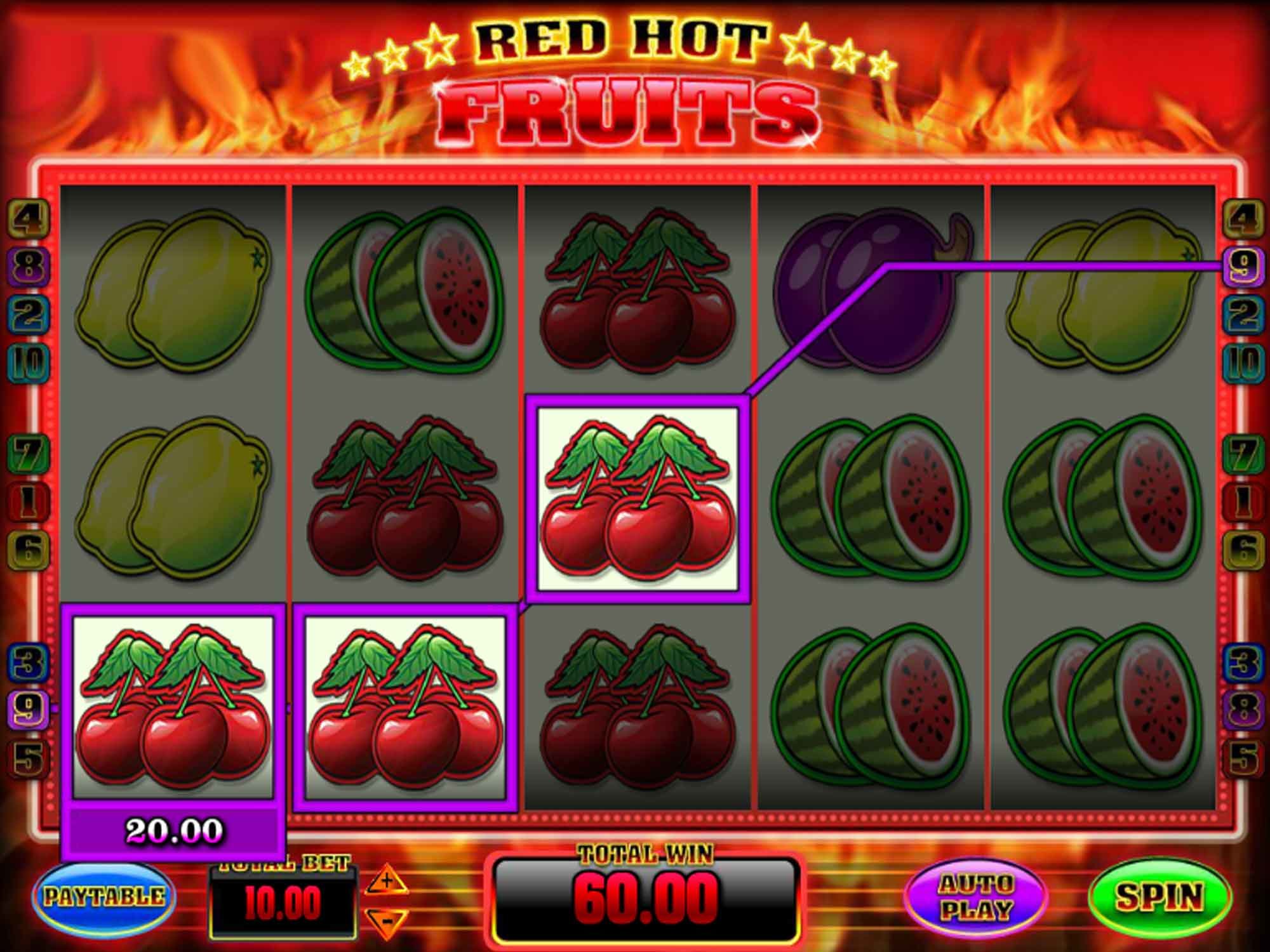 Caca-niqueis online Red Hot Fruits Caca-niqueis online Red Hot Fruits